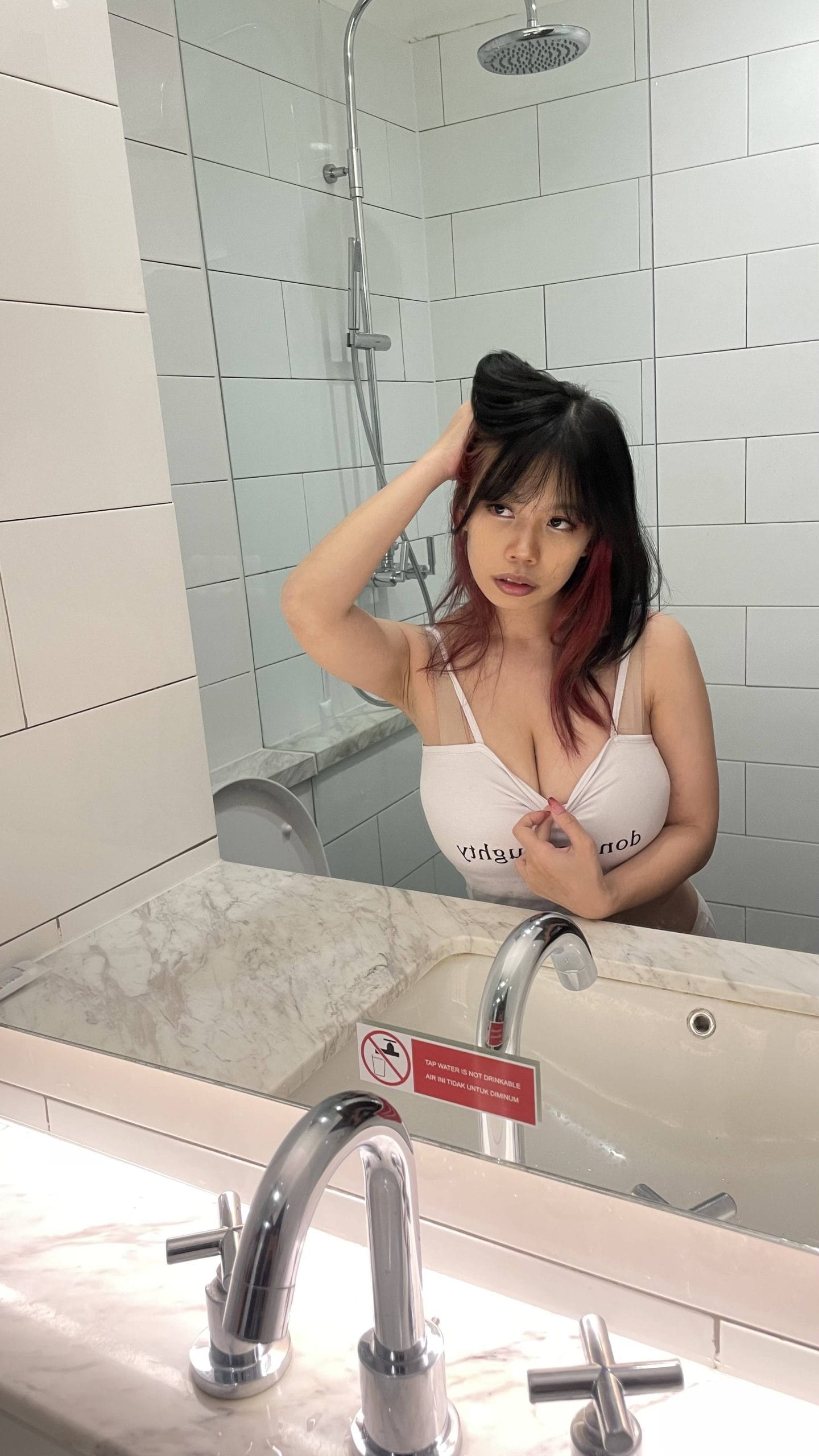 Yuura Tamaki White Tanktop 38 scaled