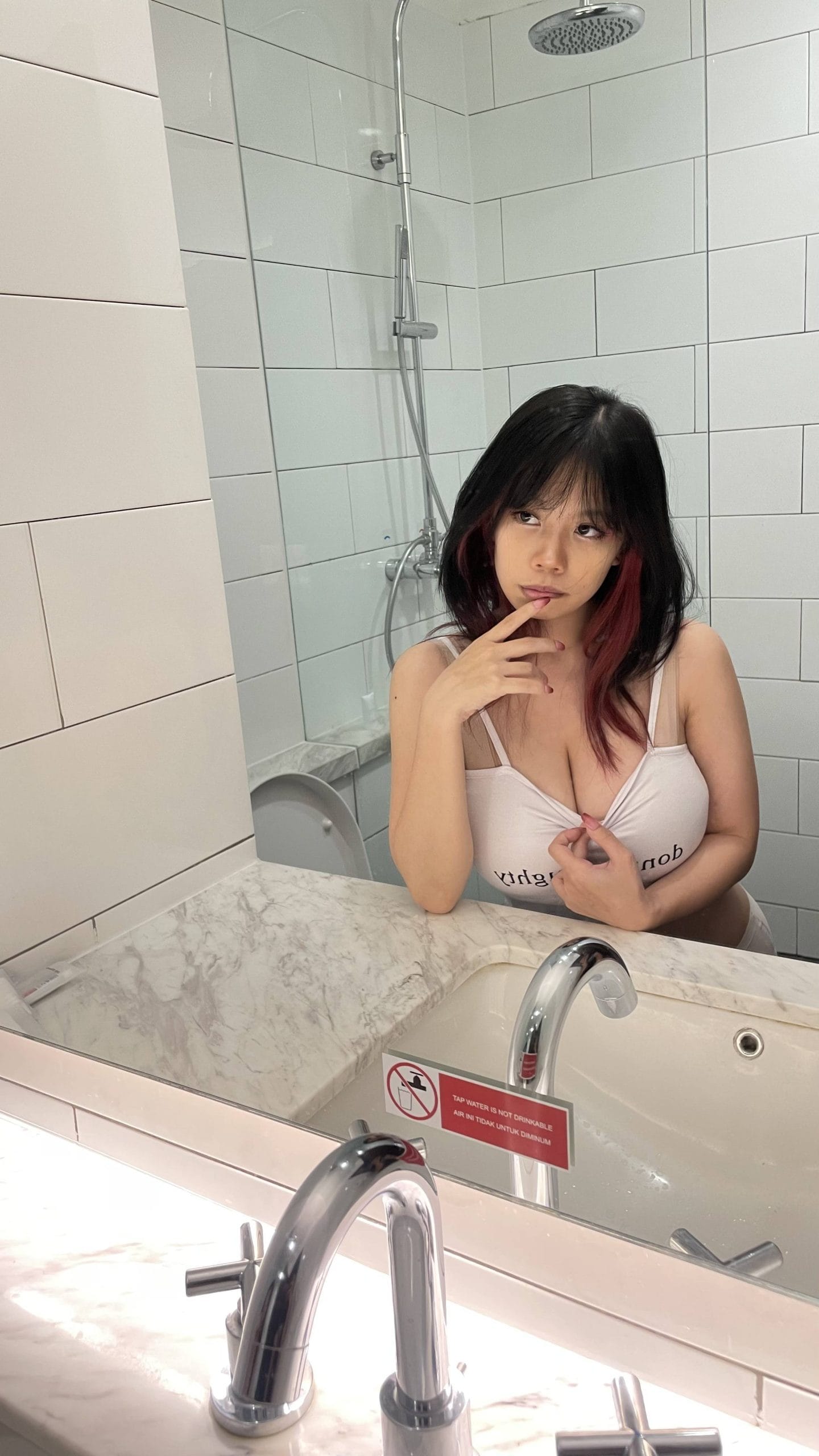 Yuura Tamaki White Tanktop 39 scaled