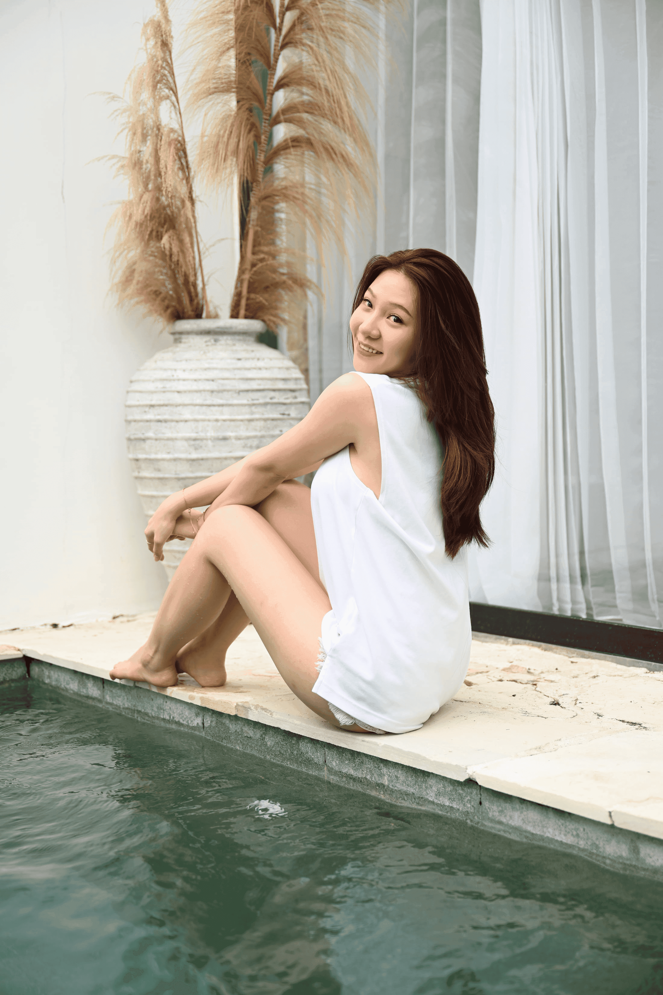 Jenadammaya In Home No Pans Braless 38