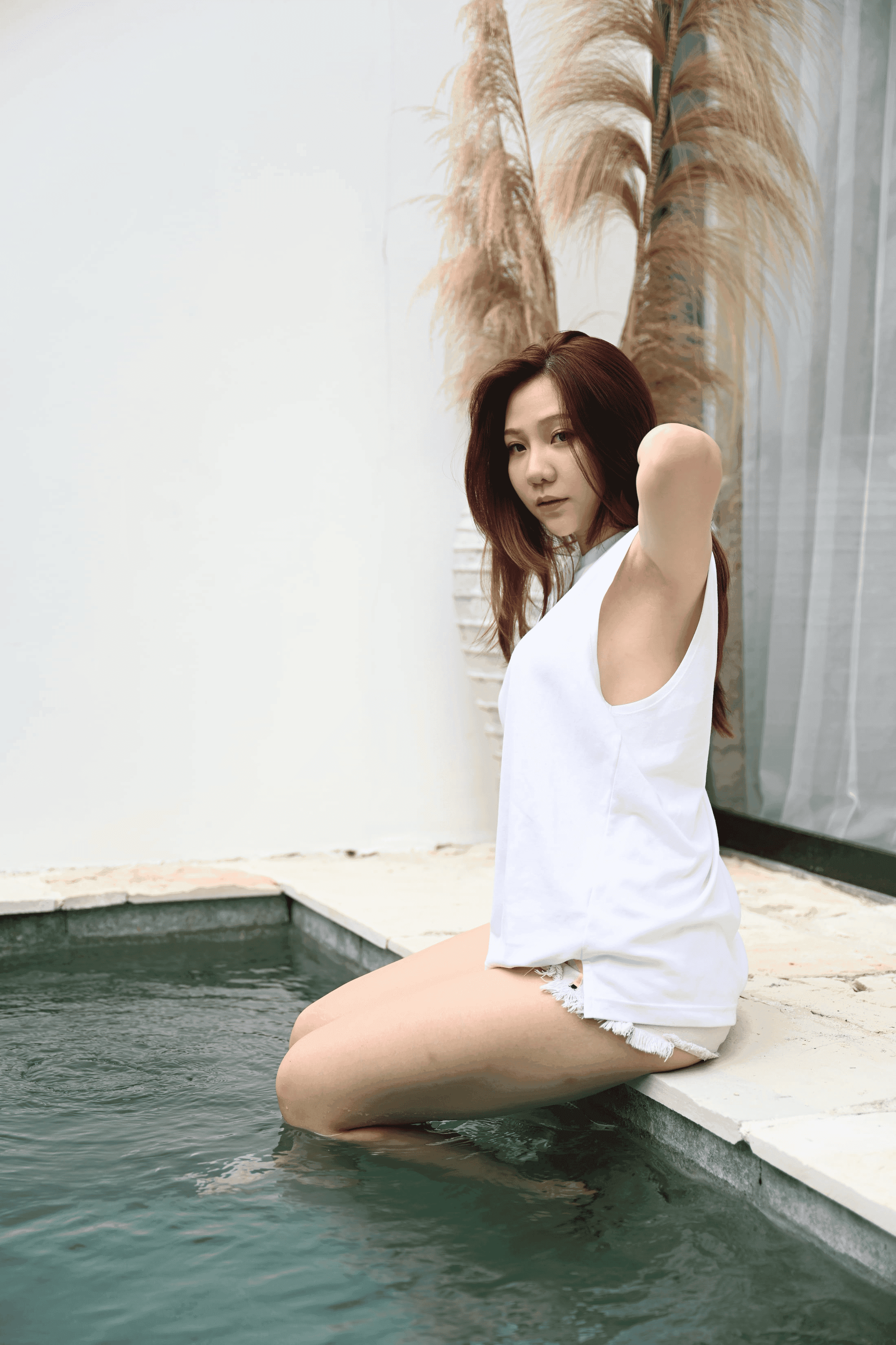 Jenadammaya In Home No Pans Braless 41