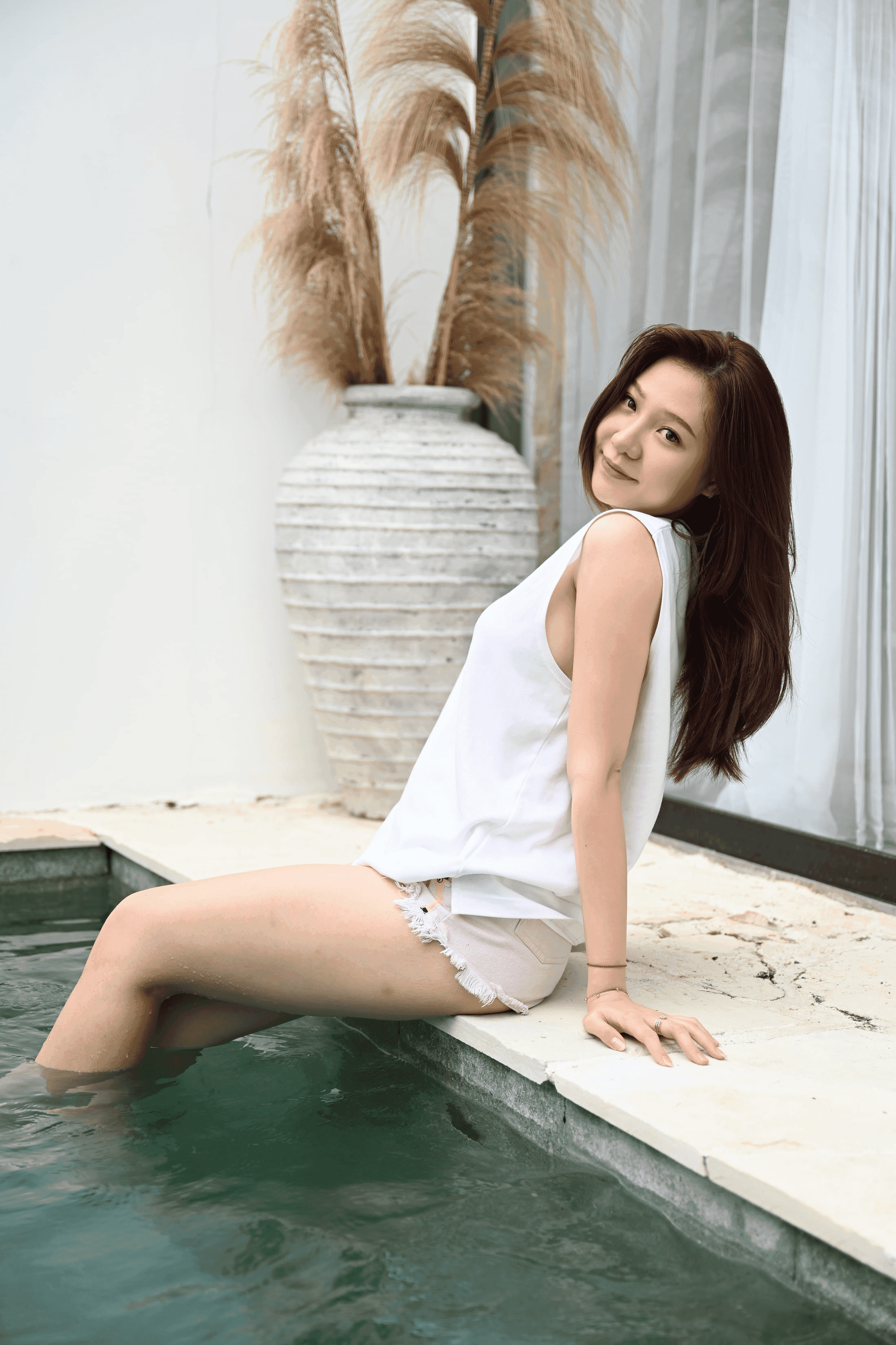 Jenadammaya In Home No Pans Braless 42